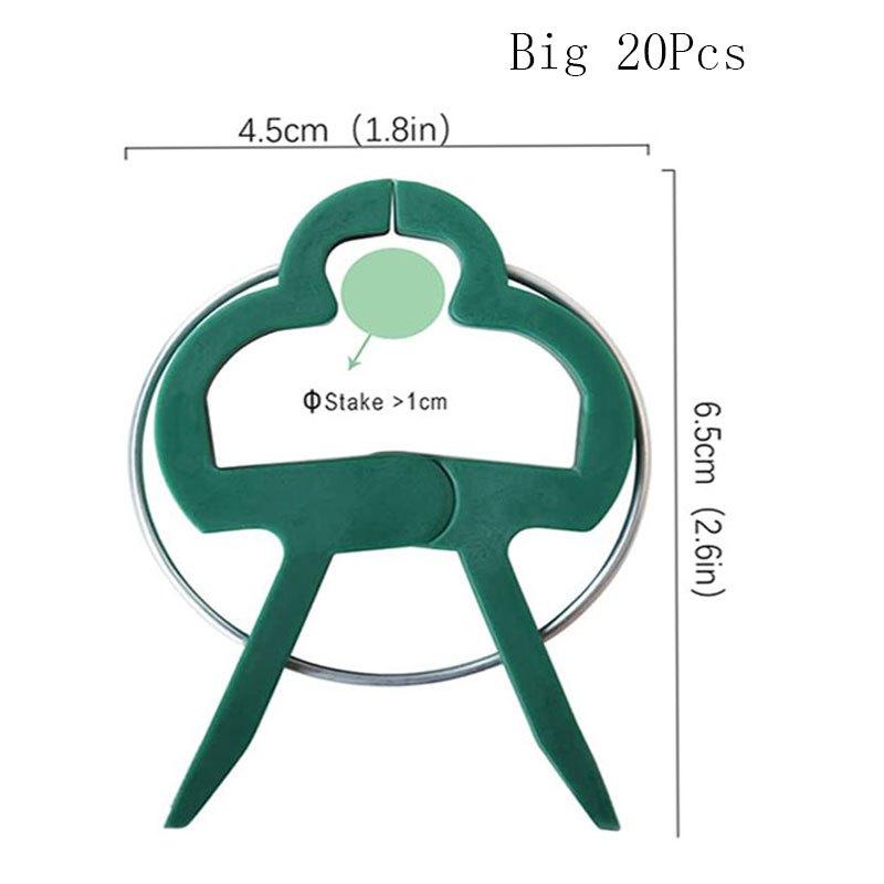 

20 шт. многоразовых фиксирующих зажимов для растений в садовой теплице — идеально подходят для поддержки ваших растений, виноградных лоз и цветов! - Для садоводов и любителей растений 20 PCS