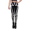 Halloween 3D Skull Print Pants Halloween 3D Skull Print Ankle Tight Leggings
