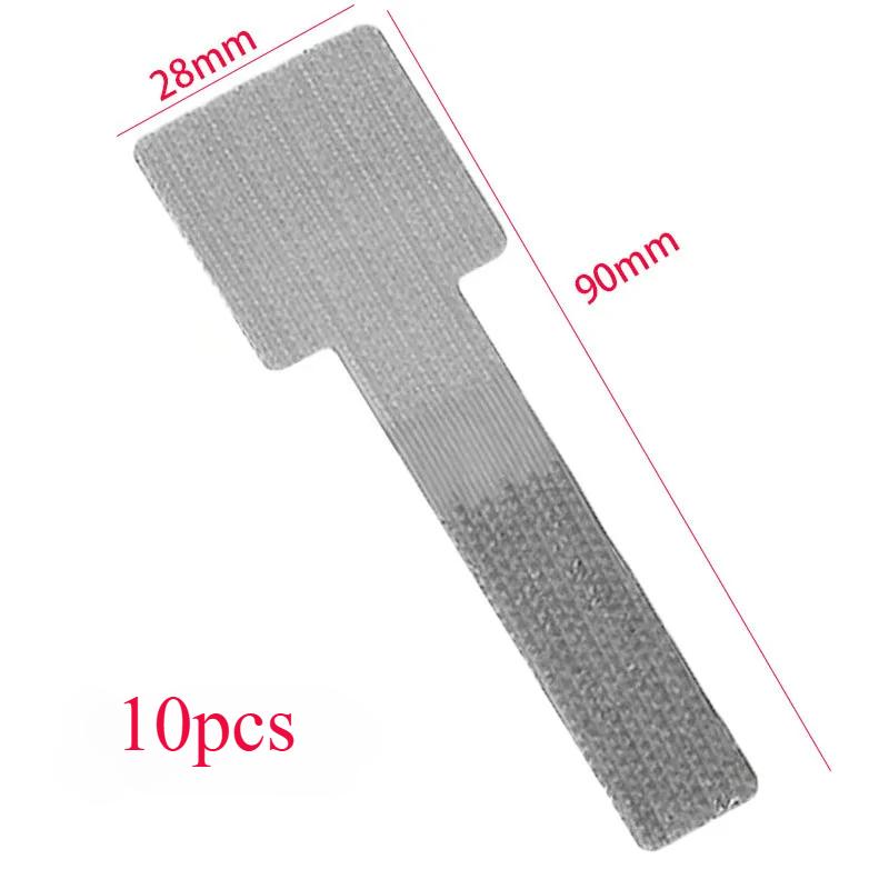 10Pcs Ties Fastening Wire Reusable Cable Organizer Cord Rope Holder Self Adhesive Adjustable Cord Organizer Straps Desk Management