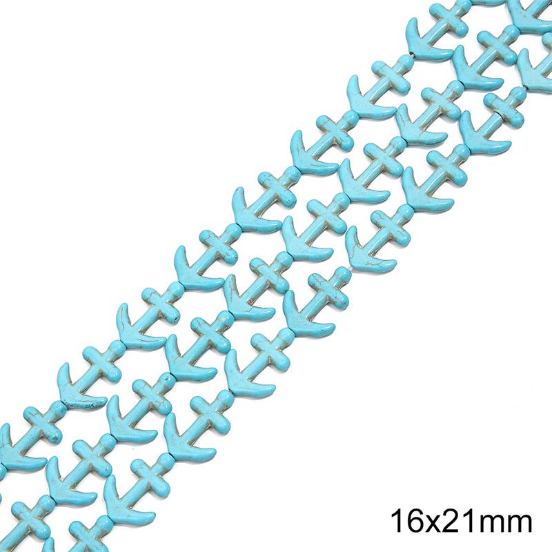 Synthetic Blue Turquoise Round Loose Beads for DIY Jewelry Accessories - Bracelets, Necklaces, Pendants