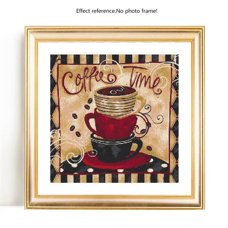 5D Diamond Painting Coffee Cup Creative Picture Kitchen DIY Decoration Full Diamond Embroidery Cross Stitch Kit Rhinestone Photo
