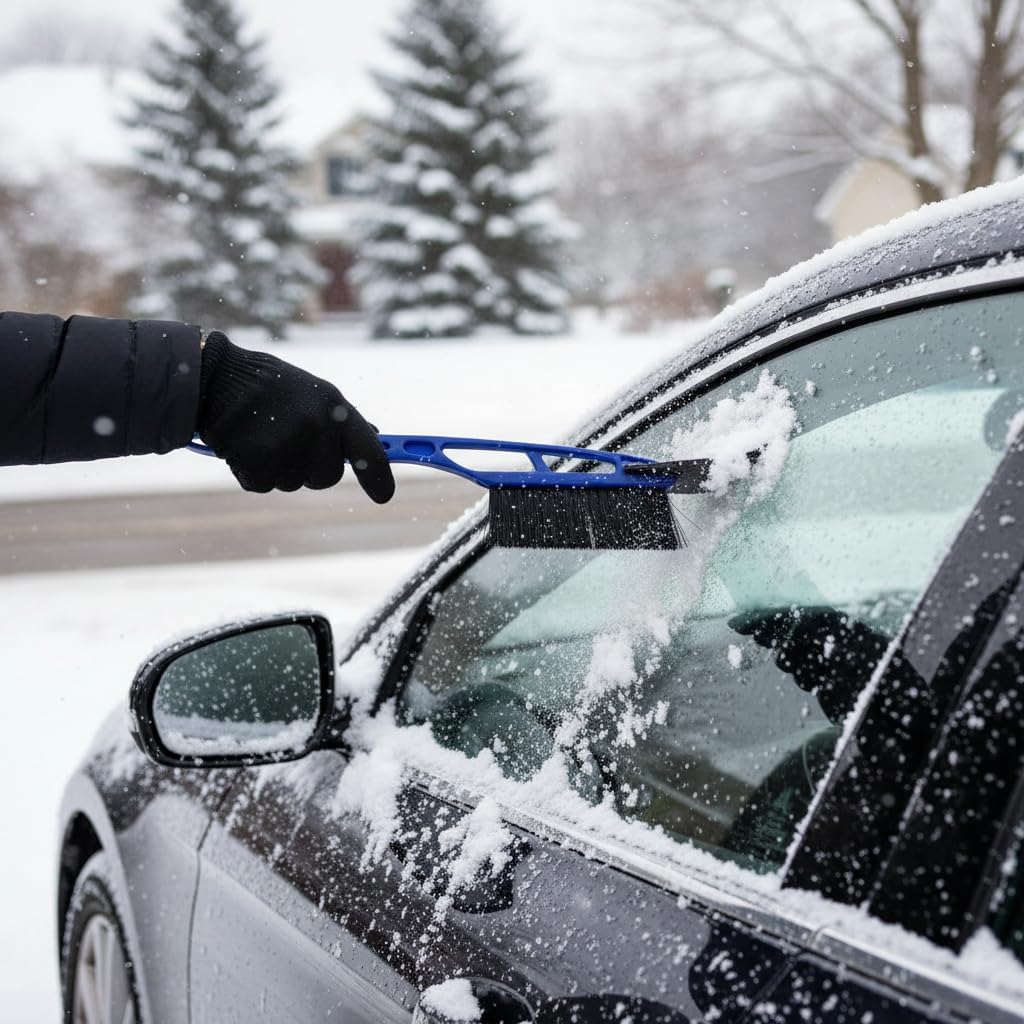 Car Ice Scraper & Snow Brush,Frost Snow Shovel Removal for Car Windshield Window