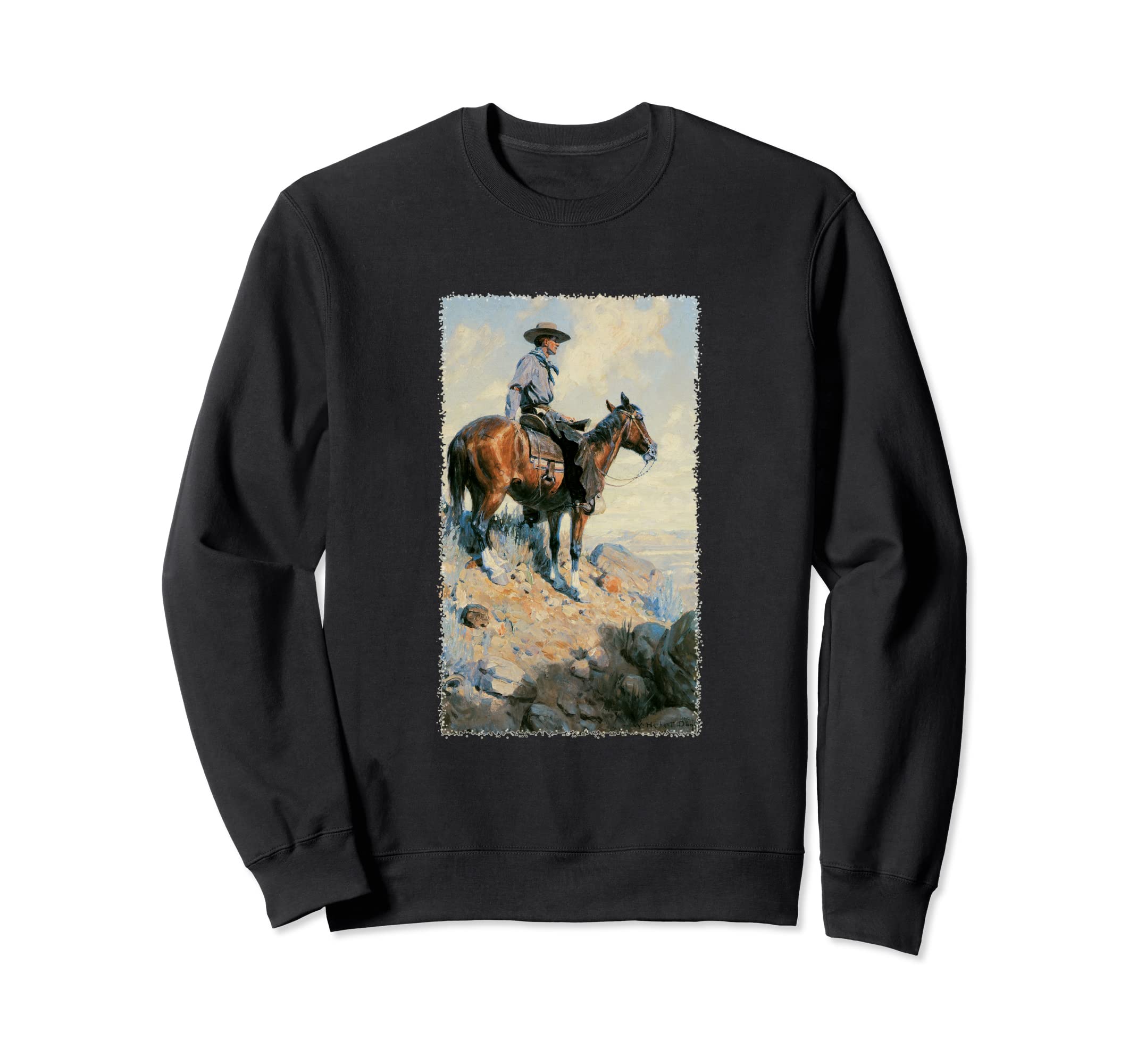 

of the Western Cowboy Sweatshirt by William Dunton Sentinel Plains чёрный