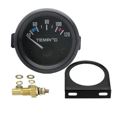 Auto Motorrad Zeiger Celsius Weißes Licht Wassertemperatur Anzeige Messgerät Modifizierter Temperatursensor Kostenloser Versand 52mm