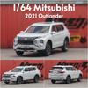 1/64 Mitsubishi Outlander SUV Sport Miniature Model 1:64 Diecast Metal Toy Car Vehicle Display Collection Free Wheels Gift Boys