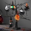 Halloween Bell Figure Decoration Set, 6 Assorted Character Hanging Ornament for Door Frame, Window , Tree and Seasonal Entrydoor Styling