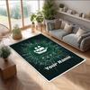 Plymouth Argyle FC Printed Crystal Velvet Rug Non‑Slip Crystal Velvet Carpet For Sofa Bedroom Indoor Home Decoration