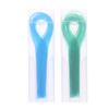 100Pcs Dental Floss Threader Dental Traction Line Oral For Crown Brace Bridge Implant Hoop Threading Braces Steel Traction