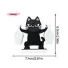 M-Cute Magnetic Cat Whisker Collector Double Vases Design Mini Vase Fridge Magnets Ornaments Memorial Box Home Office Decor