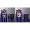 Fioletowy 24 Lakers Lebron James Zestaw Koszulek Dorosły Dzieci Oddychający Uniform Koszykarski Rekreacja Fitness Odzież Sportowa