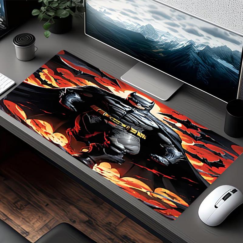 Batman Print Mouse Pad, for Keyboard Pad Laptop PC Mat for Office Home Use, Desk Decor, Perfect Birthday Gift for Gamers