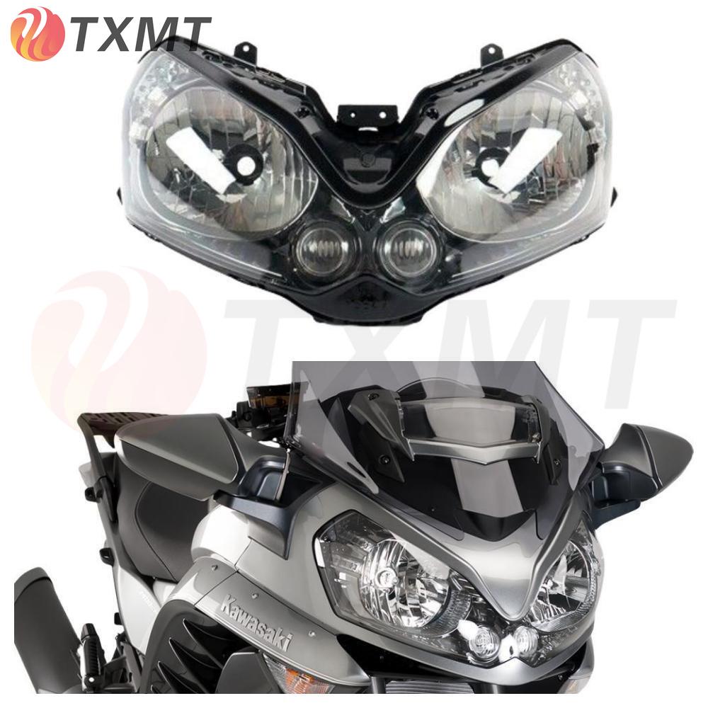 

Compatible Kawasaki ZG1400/GTR1400 (2007-2017) Motorcycle Front Headlight Assembly