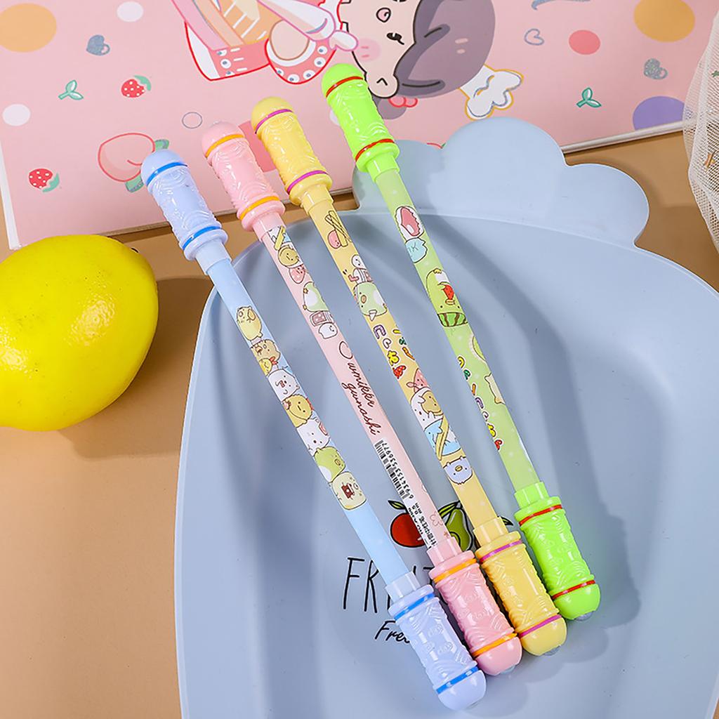 (H096)1PC Creative Spinning Pen Students Gaming Rotating Pen Erasable Blue Ink Pen For Beginner Practice Tools Kids Toy Stationery Gifts(5ml)