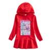 Vestito arcobaleno Cacciatore di demoni Kpop - Vestito da principessa plissettato con cappuccio a maniche lunghe per bambina per primavera e autunno