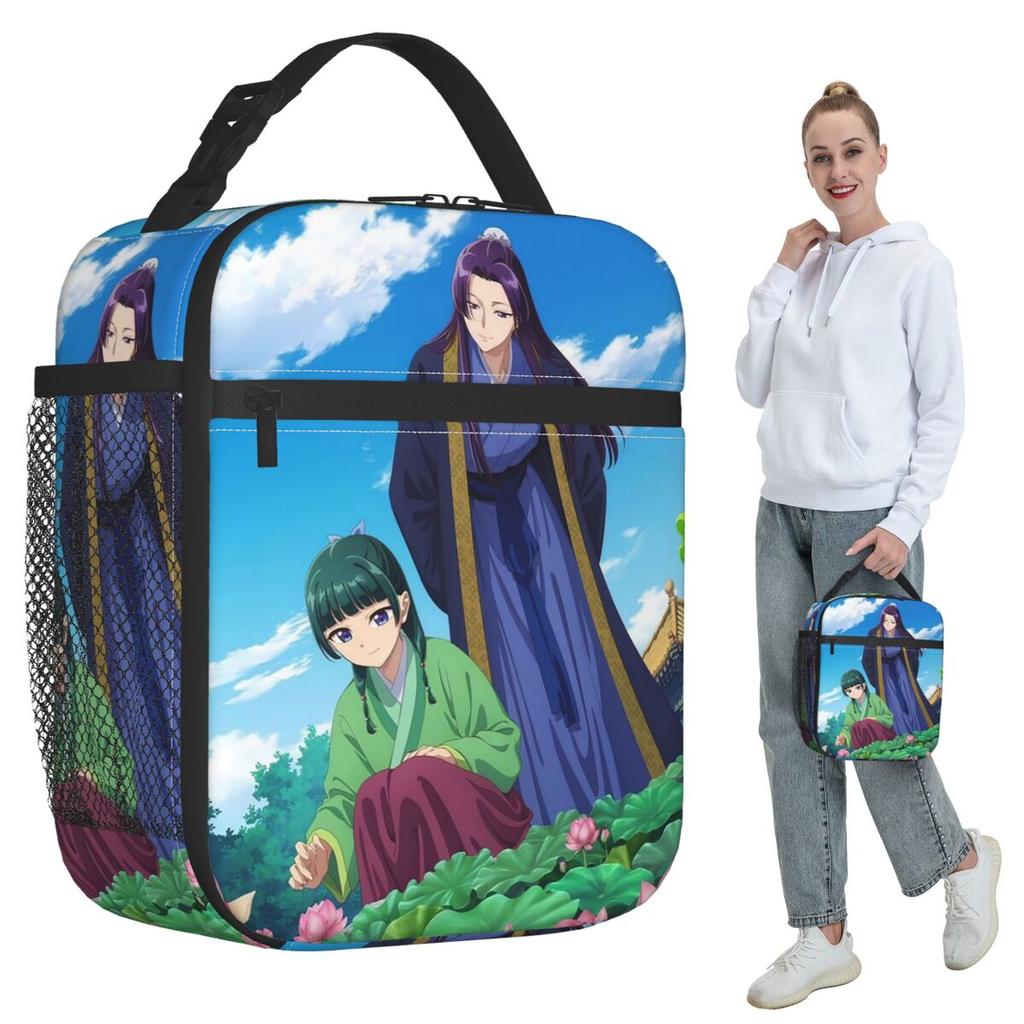 The Apothecary Diaries Maomao Anime Insulated Lunch Bag for Office Cooler Thermal Food Box Tote Leakproof Lunch Boxes Container