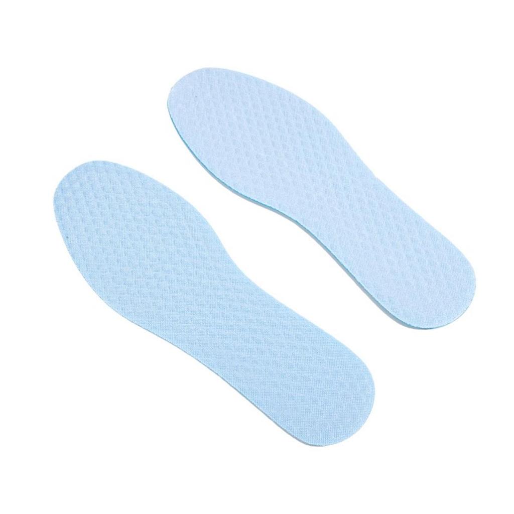 Mesh Breathable Feet Running Sports Insoles Summer Cool Shoes Pads Soft Shock-Absorbing Support Plantar Template Insole