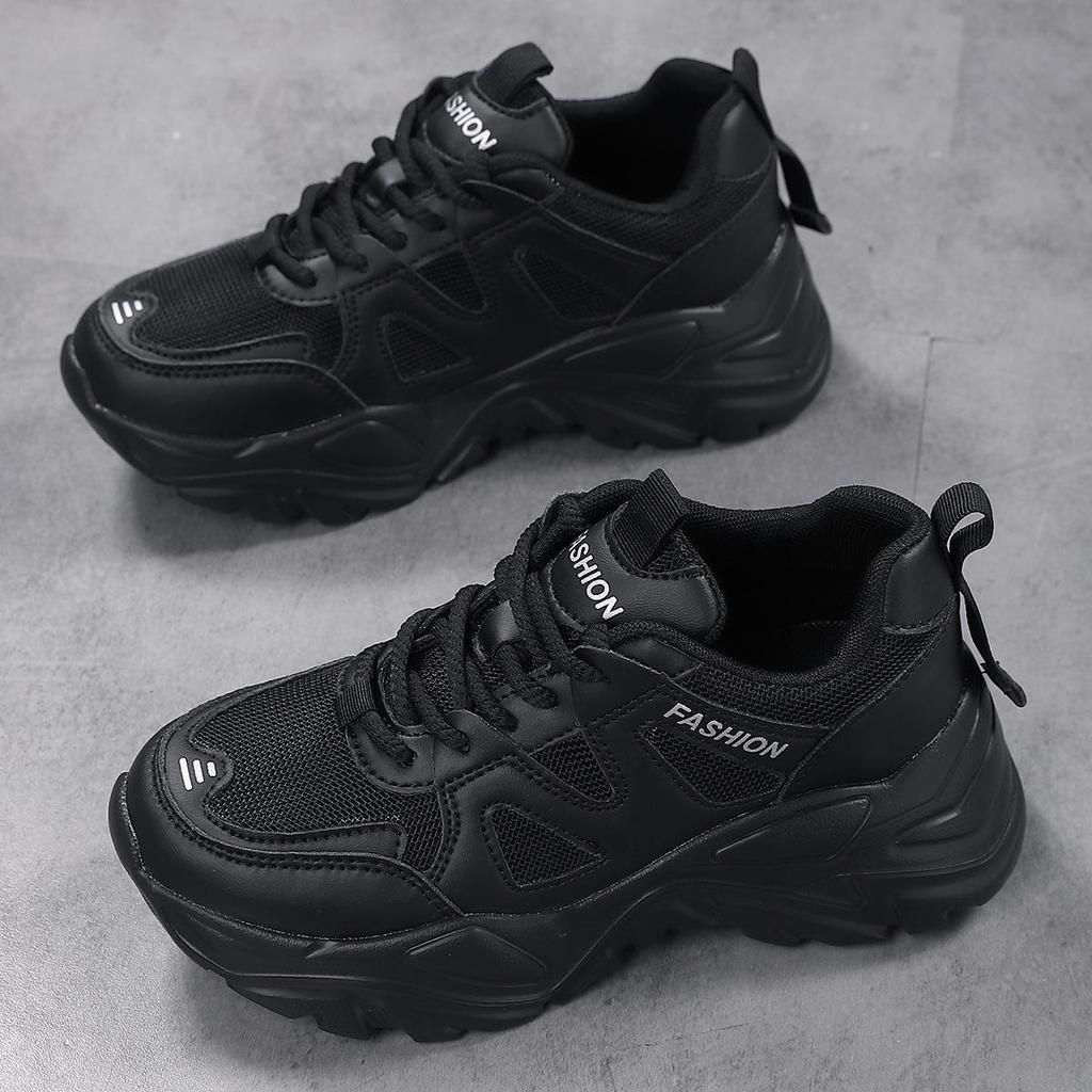 Women's 2025 Fashionable Versatile Running Shoes - Thick Sole Casual Sports Sneakers for Spring/Autumn