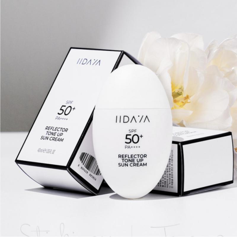 [IIDAYA] Reflektor Tone Up Solkräm SPF50+ PA++++ (40 ml)