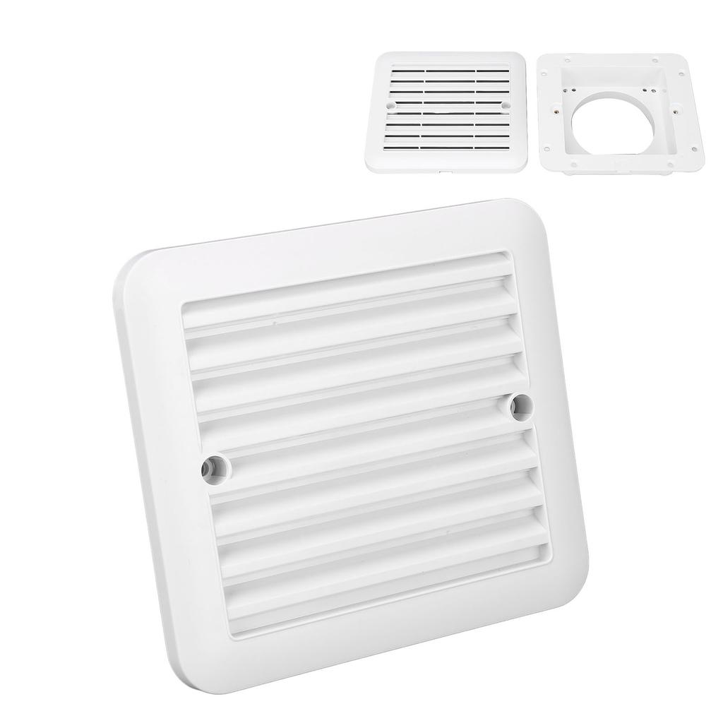 Griglia di Ventilazione Laterale per Camper Resistente all'Acqua Scambio d'Aria Versatile Uscita di Ventilazione per Camper Furgone Rimorchio Barca