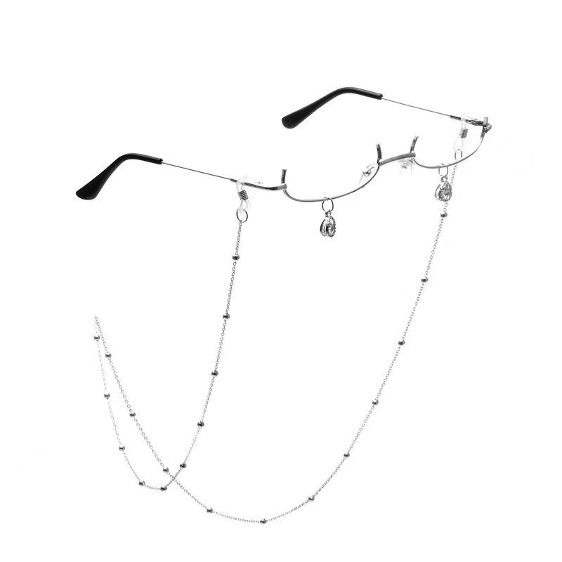 Linsefritt Halvinnfatningsbrilleinnfatning, Retro Kjedebrilleinnfatning uten toppramme, Personlig Tilbehør, Buet innfatning.