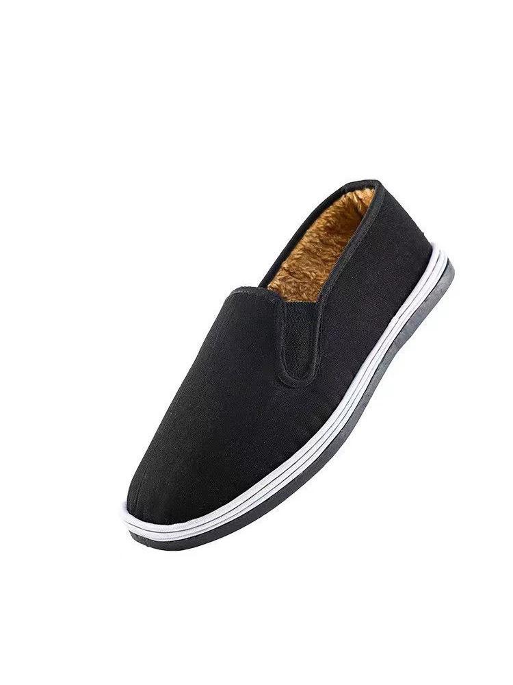 Warm winter cotton shoes piled thickened cloth shoes medium anti-warm shoes dad cotton shoes 39