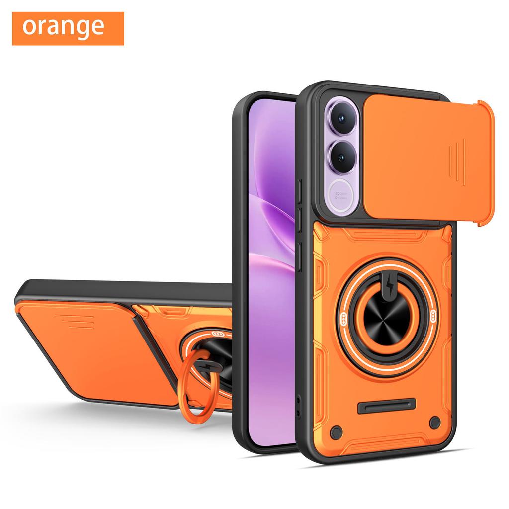 Applicable VIVO V70FE Raytheon Window Push Mobile Phone Case Vivo V60lite Bracket Anti-drop VIVO Protective Case