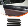 For BMW X3 F25 X4 F26 2011-2017 Car Inteiror Door Panel Trim Strips Decoration Stickers Accessories ABS Carbon Fiber Grain