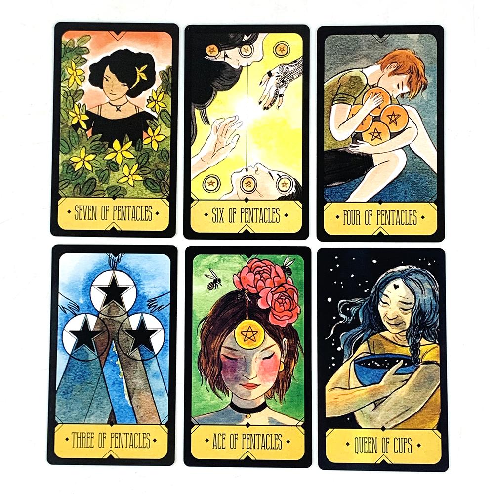 Tarot Cards A 78 Deck Oracle English Visions Divination Edition Board Playing Game Cards, Halloween and Christmas Gifts