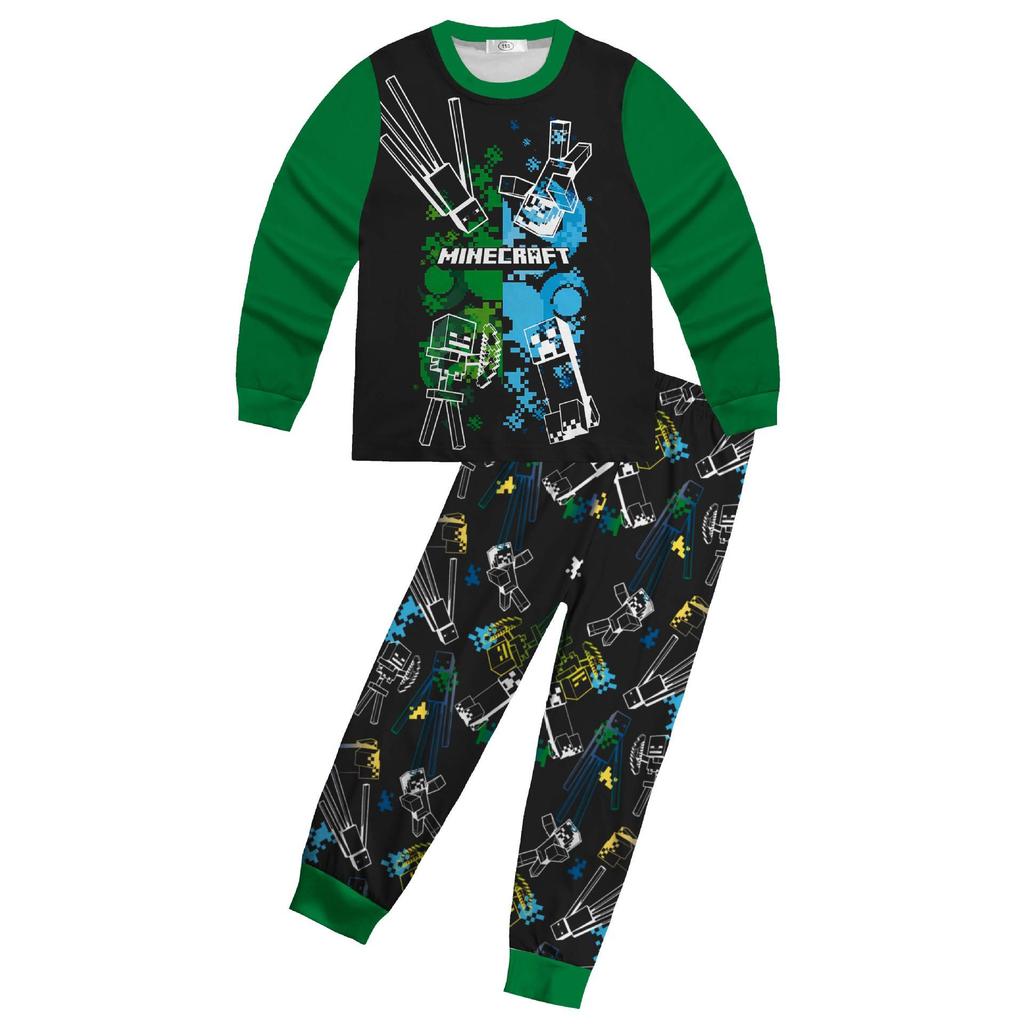 Children's Minecraft Long Sleeve Home Wear Set