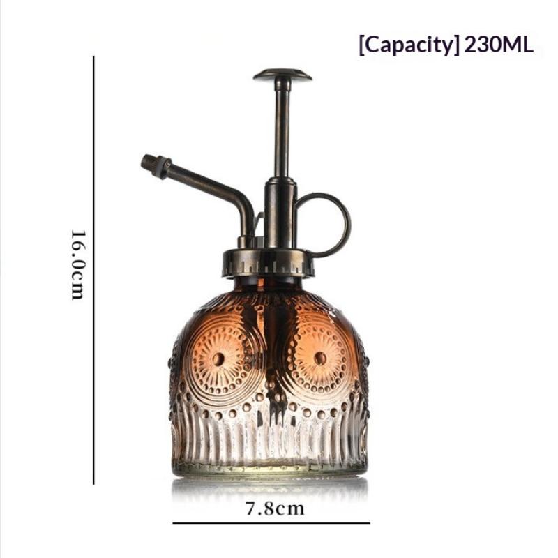 1 Stück Glas-Sprüher für die Bewässerung Vintage Kunststoff-Oberteil Pumpe Gießkanne Farbige Glas-Sprühflasche Pflanzen-Sprüher Für Zimmerpflanzen