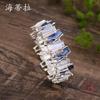 New Irregular Color Dripping Alloy Bracelet, Hand-painted Oil Geometric Splicing Women's Bracelet