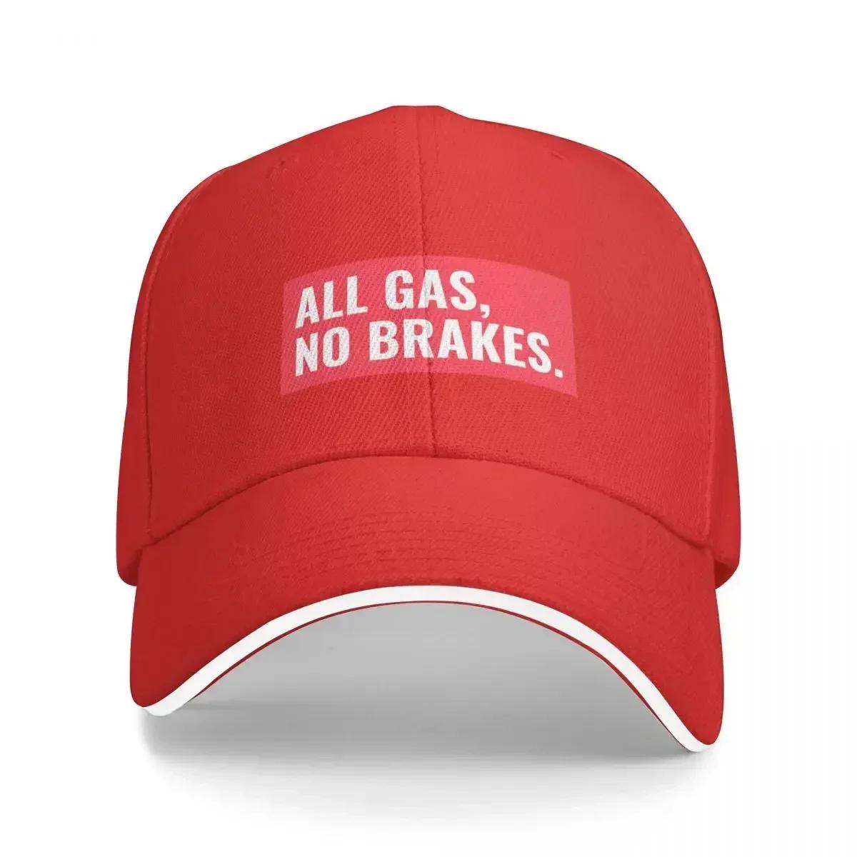 

All Gas No Brakes Baseball Cap Trucker Hat black Hats For Men Womens