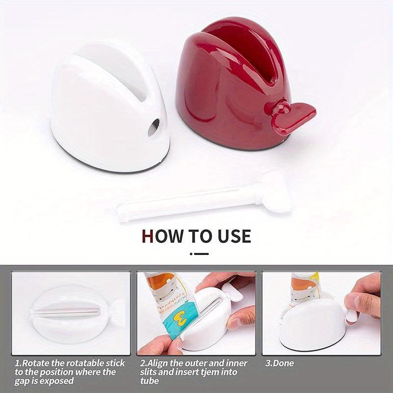 Creams Cosmetics Toothpaste Squeezer Extruder Cleanser Press Dispenser Bathroom Accessories Rolling Toothpaste Tube Squeezer