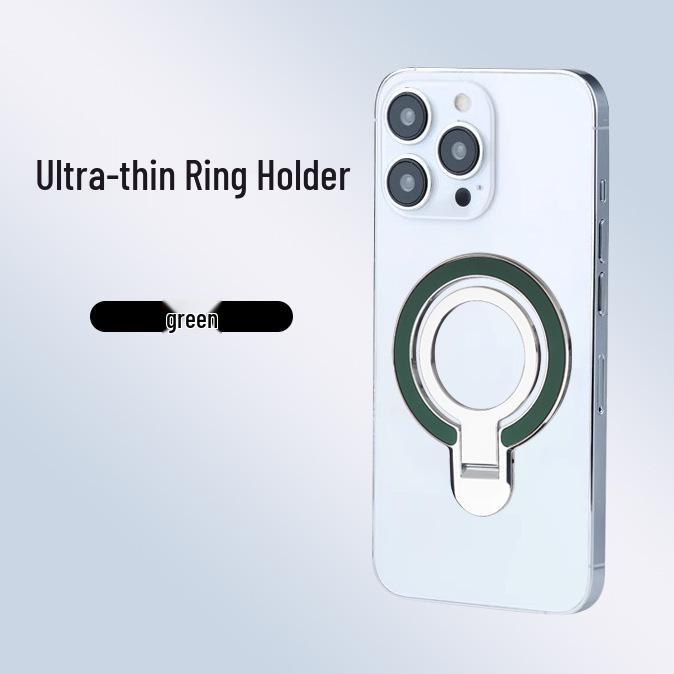 Colorful Magnetic Ring Buckle Car Mount & Desktop Phone Case Accessory