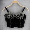 Heavy-duty Pearl Gold Zhinini Handmade Performance Wear Outerwear Design-oriented Niche Cone-shaped Small Tank Top Inner Layer Top Camis & Tank Tops