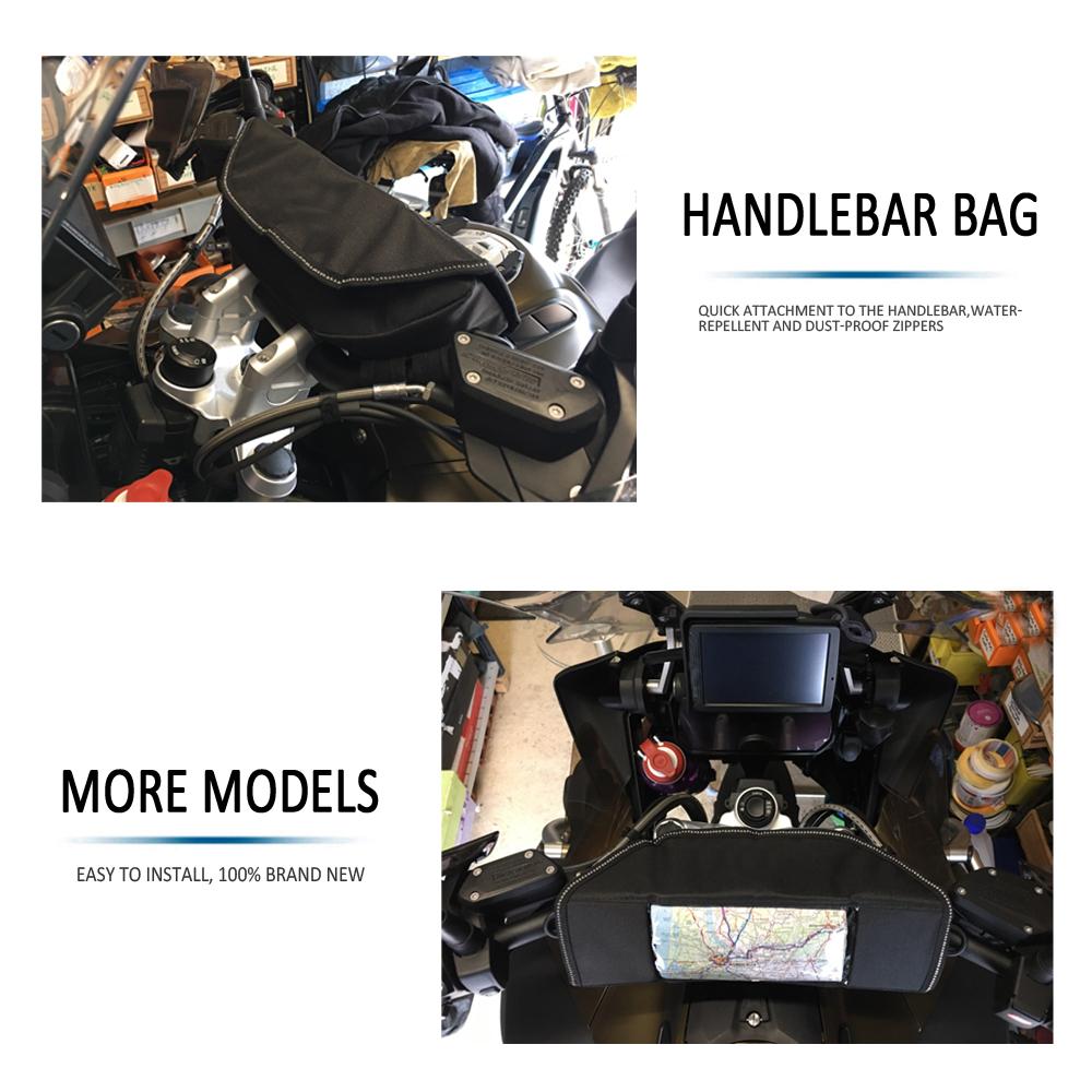 Universal Motorcycle Handlebar Bag with Touchscreen Phone Storage Bag Navigation Bag For Yamaha Tenere700 Tenere 700 World Raid