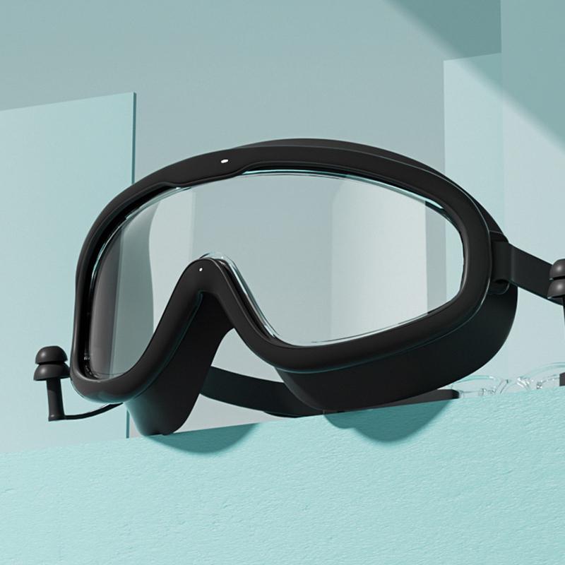 Popular Online Waterproof And Anti Fog Large Frame Professional Diving Goggles, Adult Swimming Goggles