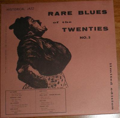 LP Record VARIOUS - Rare Blues Of The Twenties No. 5 19 ASC58295 HISTORICAL RECO 1965 US Blues Used