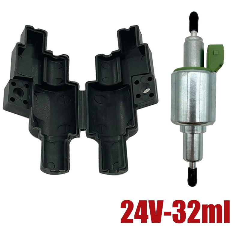 12V 24V 2-5KW Air Diesel Heater Oil Fuel Pump + Cover For Webasto Eberspacher Parking Heater Pulse Meter Pump 16/22/28/32ML
