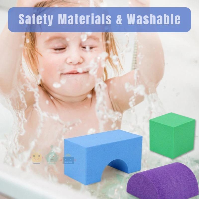 46PCS  Soft EVA Building Blocks Educational Toys For Children Large Size Colorful Stackable Stem Preschool Toy Boy Girl Gifts