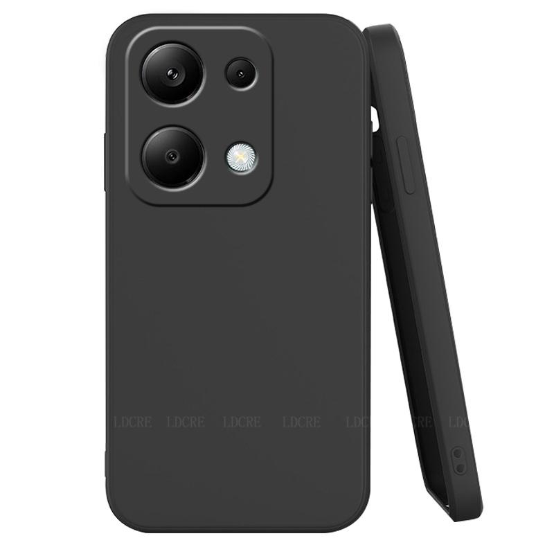 

Для Redmi Note 13 Pro 4G чехол Xiaomi Redmi Note 13 Pro 4G Capas НОВЫЙ оригинальный жидкий силиконовый чехол Redmi Note 13 Pro 4G Note 13 Pro 4G чёрный