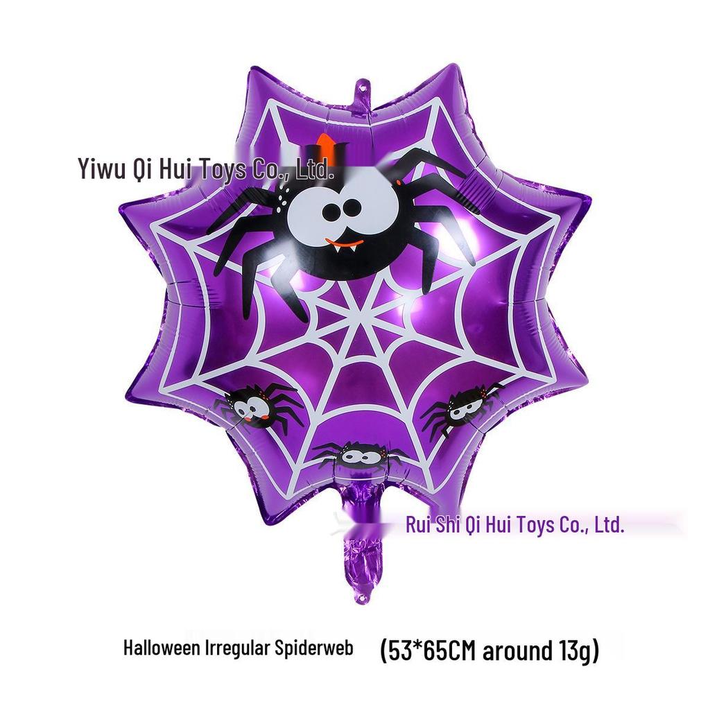 Aluminum Foil Balloons: Halloween Decorations with Ghosts, Skeletons, Pumpkins, and Bats