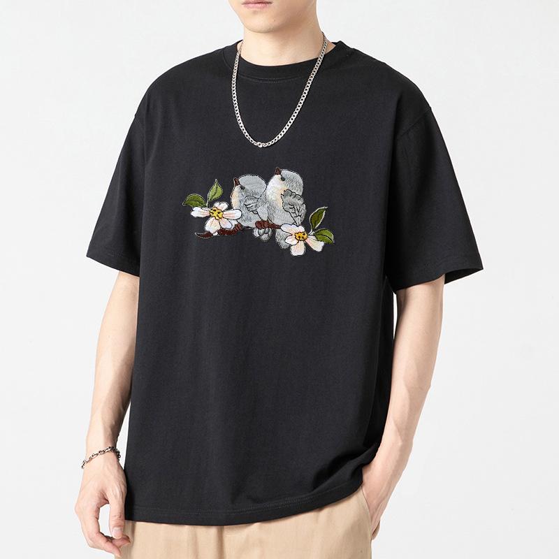 1Pc Bird Patch Cartoon Cloth Sticker DIY Clothing Decoration Faishon Flower Patch Embroidered Cheongsam Patch