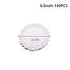 140 Pcs Round Baking Paper White Lace Paper New Oil-absorbing Paper  Cake Baking
