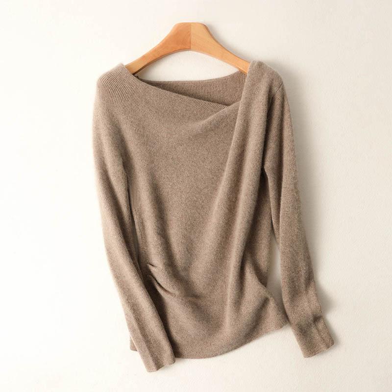 Women Sweater 100% Wool MODERN NEW SAGA Knit Pullover Thick Winter Jumpers Female Knit Tops