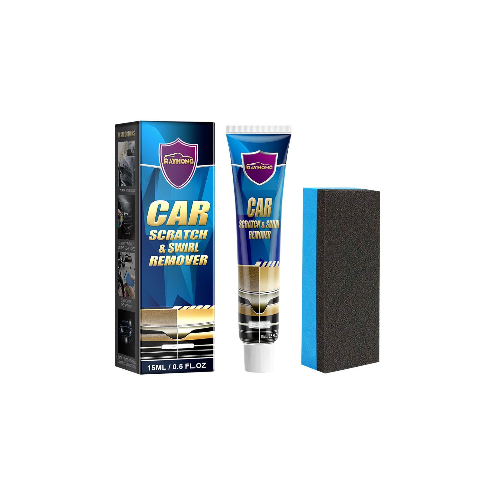 Rayhong Car Scratch Repair Cream Suitable for Car Maintenance Scratch Removal Polishing Varnish Wide Adaptability Simple Operation Restore Luster 1PC