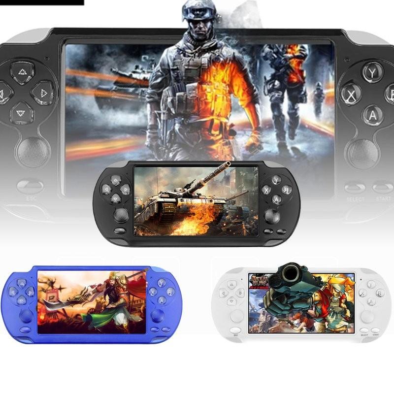 Nostalgic 5.1 Inch Dual Joystick X9-s Handheld Game Console With 128 Bit Rpg Games