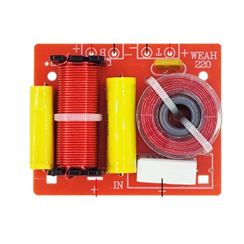 HiFi Sound Speaker Crossovers Filters, 2 Way Treble/Bass DIY Frequency Dividers for HiFi Sound Systems