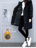 Women's Plush Thickened Hooded Windbreaker: Medium/Long, Loose & Slim Fit, Korean Style, Large Size, Winter 2025