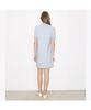Tolibeochi Viscose Crewneck Dress - Vanilla / Blue